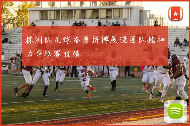 株洲队足球奋勇拼搏展现团队精神力争联赛佳绩